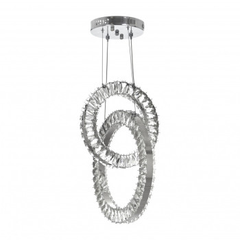 Cristal Lustra EL 1877/2D 78W, Crom, 3000-4000-6000K LED
