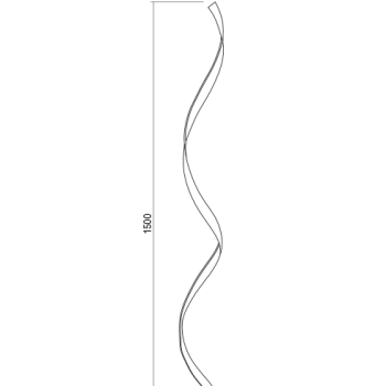 Lampadar Interior TORSION - Art.01-1798, Redo, LED, 24W