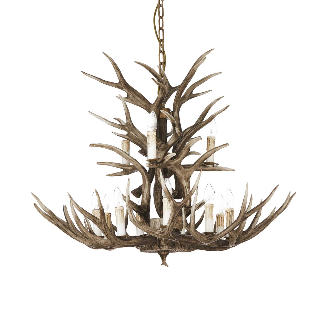 Lustră de interior CHALET, Ideal Lux, E14 max 12 x 40W , culoare Bej