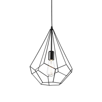Lustră de interior AMPOLLA, Ideal Lux, E27 max 1 x 60W , culoare Negru