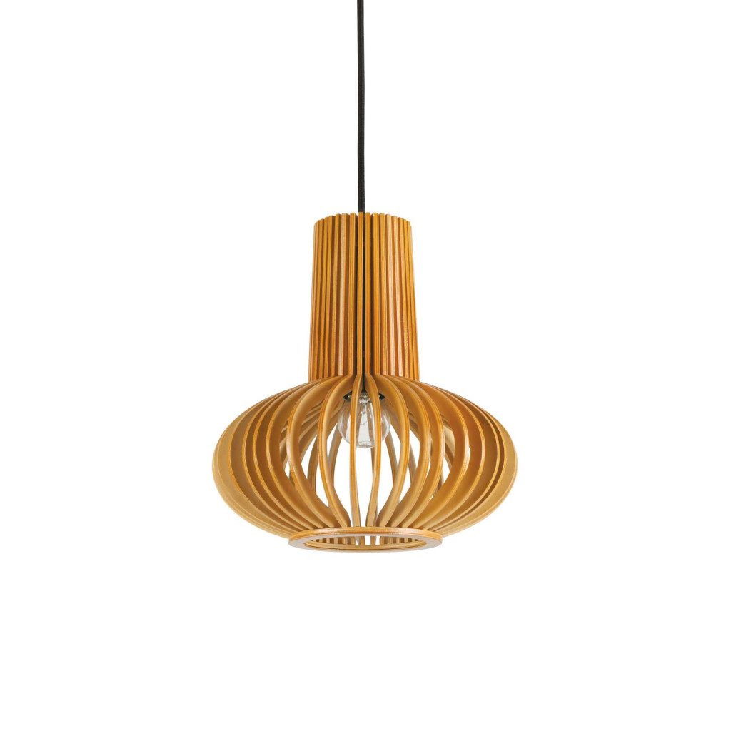 Lustră de interior CITRUS, Ideal Lux, E27 max 1 x 60W , culoare Lemn