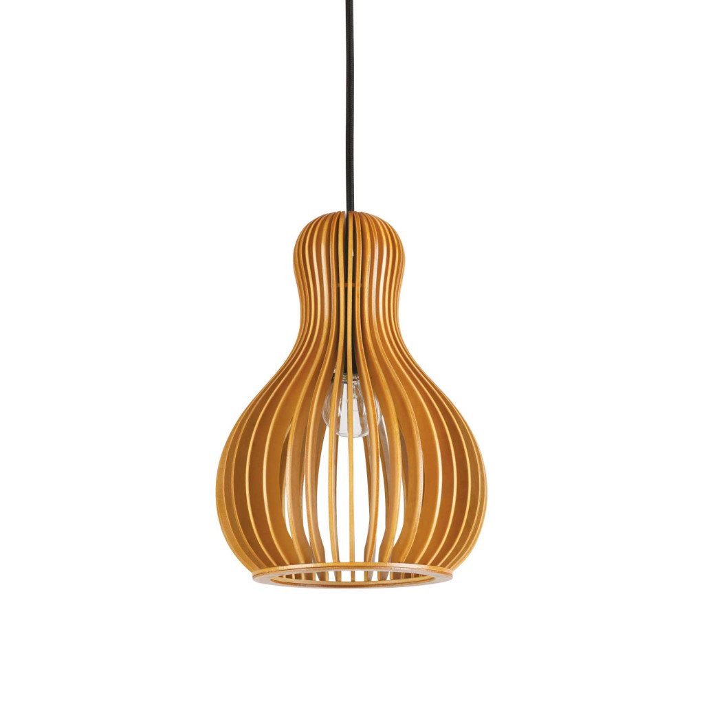 Lustră de interior CITRUS, Ideal Lux, E27 max 1 x 60W , culoare Lemn