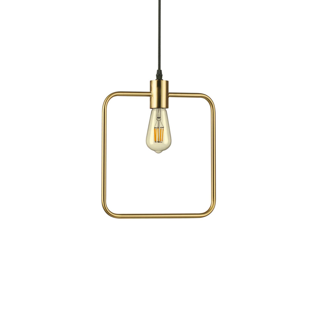 Lustră de interior ABC, Ideal Lux, E27 max 1 x 70W , culoare Alamă