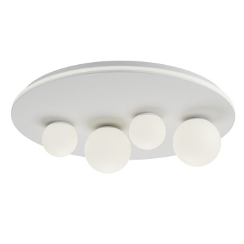 Plafonieră de interior Corum - Art. 01-2658, LED, Redo, 64W 3000K, Alb Mat