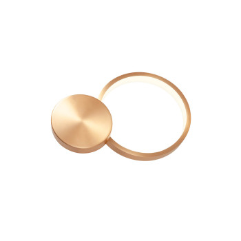 Aplică/Plafonieră de interior CRONOS Art. 01-2534, Redo, LED 29W 3000K, Brass