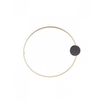 Aplică/Plafonieră de interior ATOM - Art. 01-3103, Smarter, Negru/Alamă