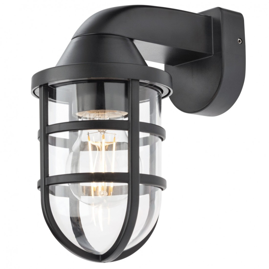 Aplică pentru exterior CAGE - Art. 90207, Smarter, E27, Negru