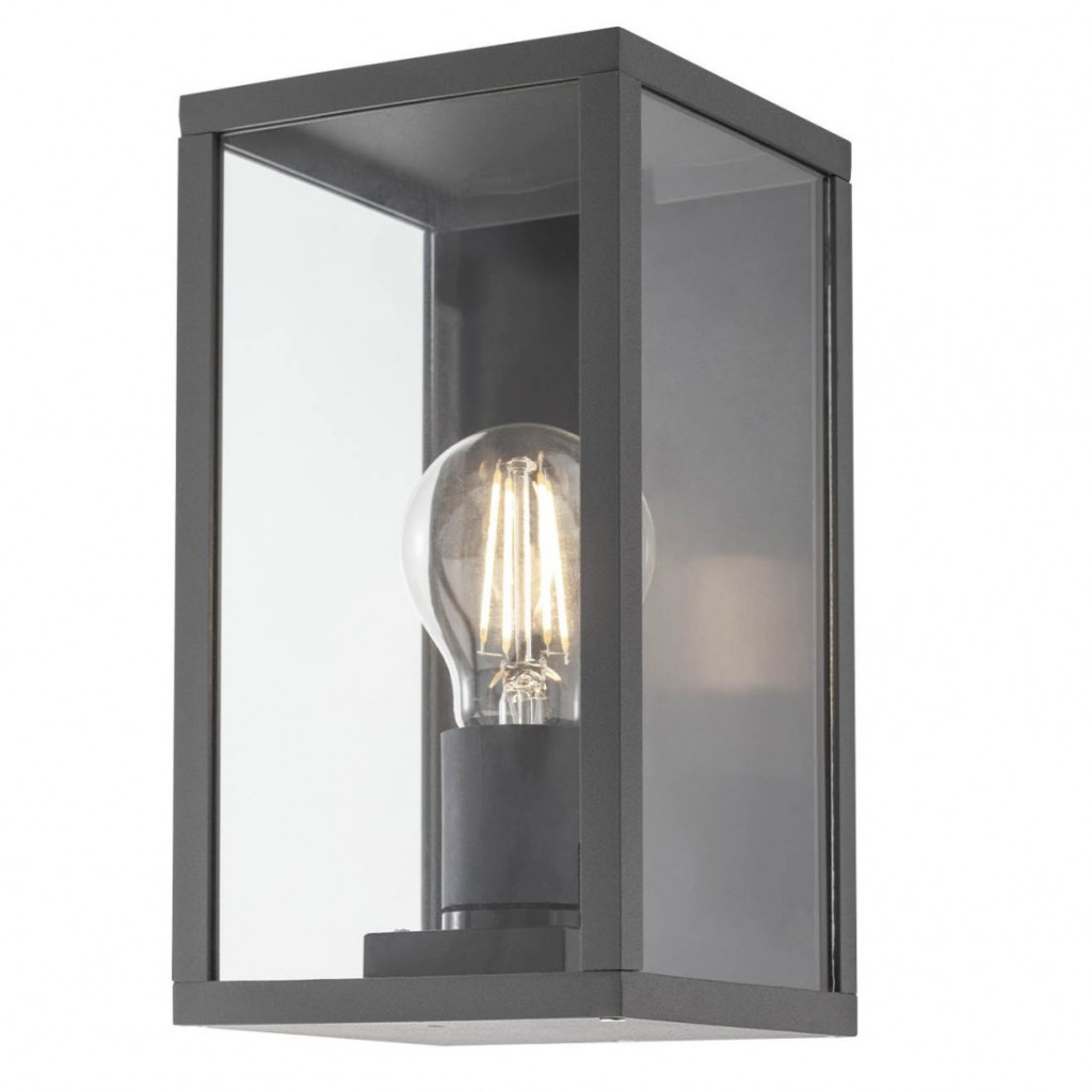 Aplică pentru exterior MIDAS - Art. 90282, Smarter, E27, Negru mat