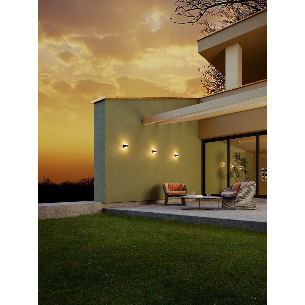 Aplică pentru exterior TOK - Art. 90492, Smarter, Gri închis, LED