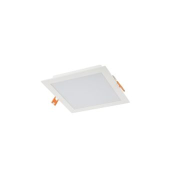 Corp încastrat pătrat cu LED XFACE 12W 100-240V AC 4000K CRI.80 IP40 120° Alb mat
