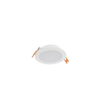 Corp încastrat rotund cu LED XFACE 6W 100-240V AC 3000K CRI.80 IP40 120° Alb mat