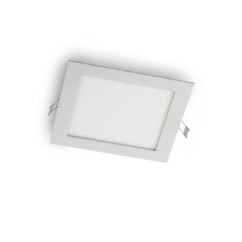 Corp încastrat pătrat cu LED XFLAT 22W 220-240V AC 3000K CRI.83 IP40 110° Alb mat