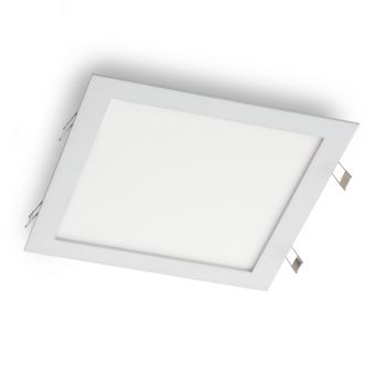 Corp încastrat pătrat cu LED XFLAT 30W 220-240V AC 3000K CRI.83 IP40 110° Alb mat