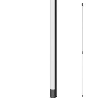 Corp de iluminat liniar, din aluminiu, cu fir pentru suspendare verticală XAXE 5W 24V DC 3000K