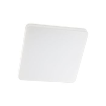 Aplică/Plafonieră pătrată XPLANNER with EMERGENCY KIT 18W 175-240V 3000K/4000K/6500K CRI80 IP54 120° Alb