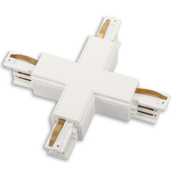 Conector X - Art. MHT1-X-WH, Maxlight, Alb