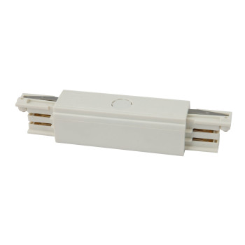 Conector drept pentru șină - Art. MHT1-IL-WH MAX, Maxlight, Alb