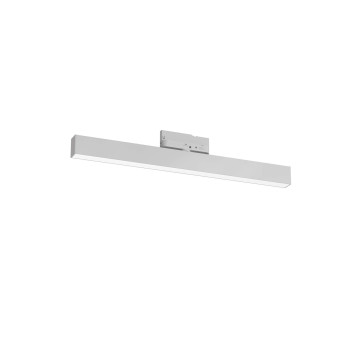 Corp de iluminat liniar cu articluație mobilă și adaptor pentru șină cu trei circuite XLINE 28W 180-240V 4000K 110° 605mm Alb mat