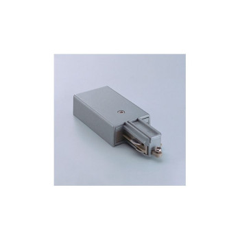 Element de alimentare STÂNGA pentru şină cu un circuit, Argintiu