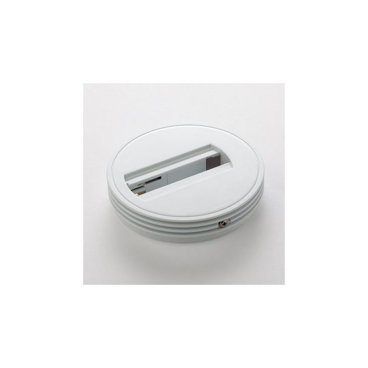 Adaptor pentru montajul individual, pe plafon a mini proiectoarelor prevăzute cu adaptor pentru şină cu un circuit, Alb
