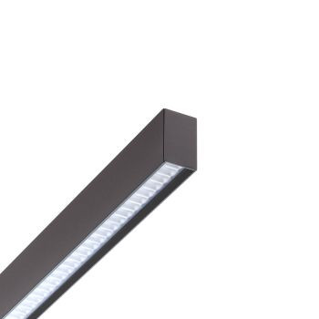 Corp de iluminat liniar echipat cu LED-uri SMD XUNO DALI 50W 4000K Negru mat