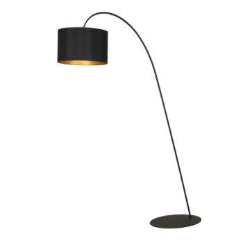 Lampadar de interior ALICE I L - Art. 4963, Nowodvorski, Negru/Auriu