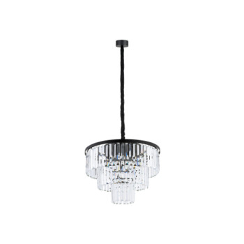 Candelabru de interior CRISTAL M - Art. 7616, Nowodvorski, Transparent/Negru