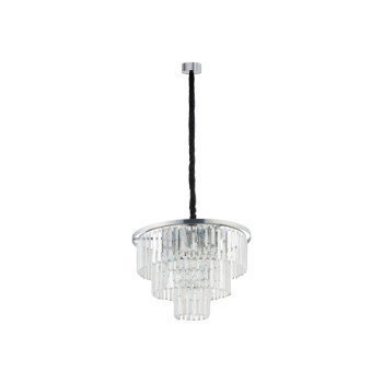 Candelabru de interior CRISTAL M - Art. 7617, Nowodvorski, Transparent/Argintiu