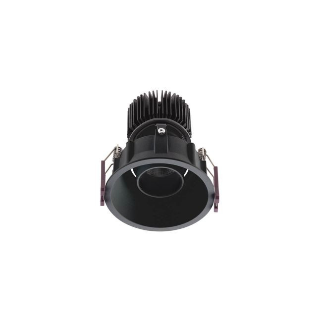 Corp de iluminat rotund orientabil încastrat XARGO 1x10W 4000K CRI.90 UGR<16 38°, Negru