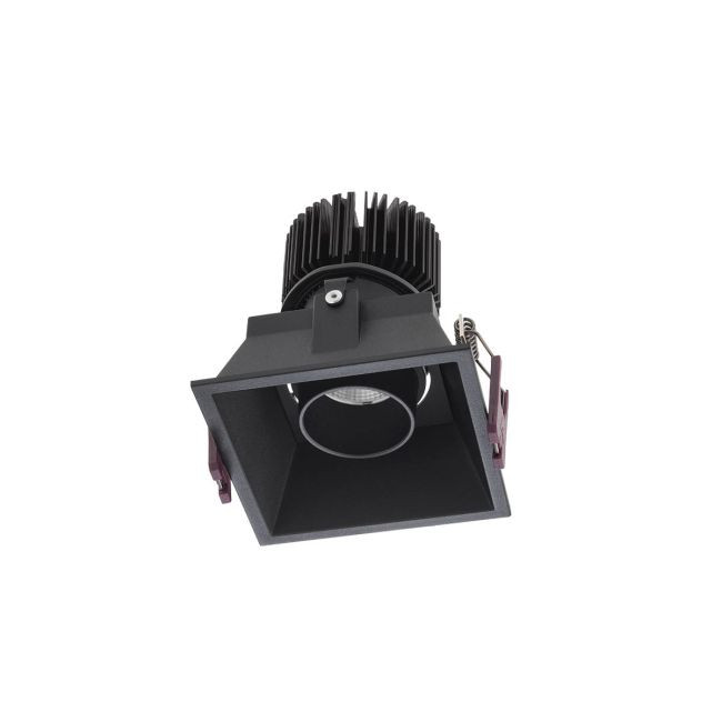 Corp de iluminat pătrat orientabil încastrat XARGO 1x10W 3000K CRI.90 UGR<16 38°, Negru