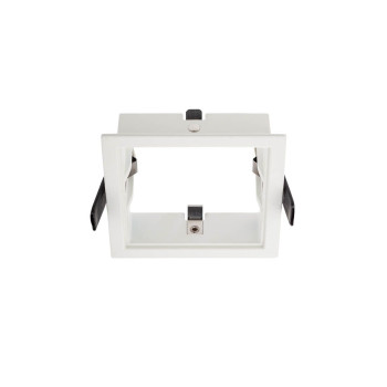 Accesoriu de montaj pătrat pentru corpurile XARNO RECESSED, cu ramă vizibilă, Alb mat