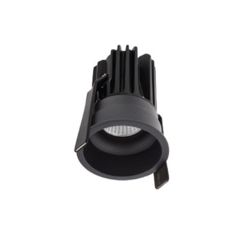 Spot fix încastrat XCLUB 1x7/10W 350/500mA 2-20V 3000K CRI.90 UGR<19 36°, Negru mat