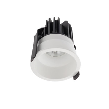 Spot fix încastrat XCLUB 1x11/15W 500/700mA 2-22/24V 2700K CRI.90 UGR<19 50°, Alb mat