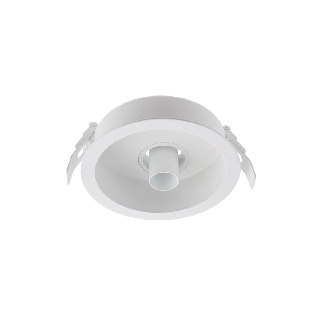 Corp de iluminat încastrat cu modul detașabil cu LED XDRILL 1x9W 4000K CRI.90 UGR<10 18°, Alb mat