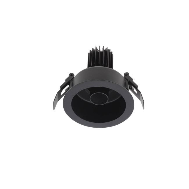 Corp de iluminat încastrat cu modul detașabil cu LED XDRILL 1x9W, poziție centrală, 4000K CRI.90 UGR<10 18°, Negru mat