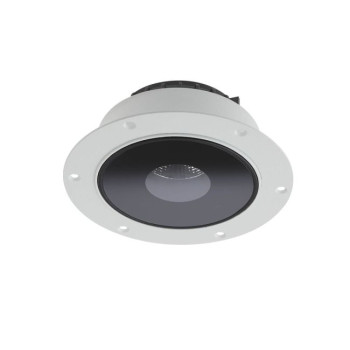 Corp de iluminat încastrat, cu profilul fără ramă vizibilă XGLOW 1x13W 3000K CRI.90 UGR<16 20°, Negru