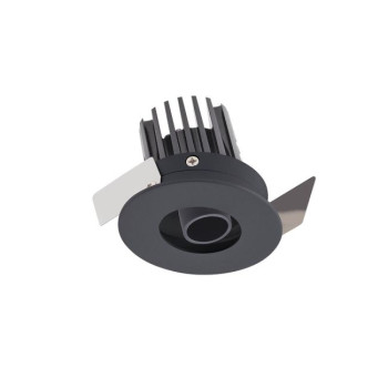Corp de iluminat încastrat, orientabil XPIXEL cu LED 7W 2700K CRI.90 UGR<16 30°, Negru