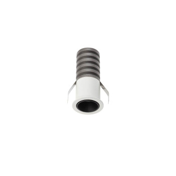 Corp de iluminat încastrat fix XPIKO cu LED 5W 2700K, Alb mat/Negru