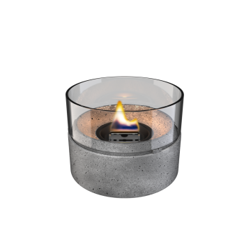 Lumânare ambientală TenderFlame CAFE 18 GREY LAVA PORCELAIN, Art. TF-0410010