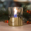 Lumânare ambientală TenderFlame LILLY 10 GOLD GLASS, Art. TF-200005
