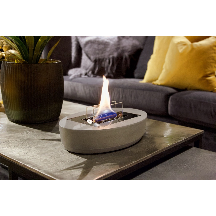 Șemineu portabil TenderFlame CARNATION Beton Ceramic, Art. TF-100153