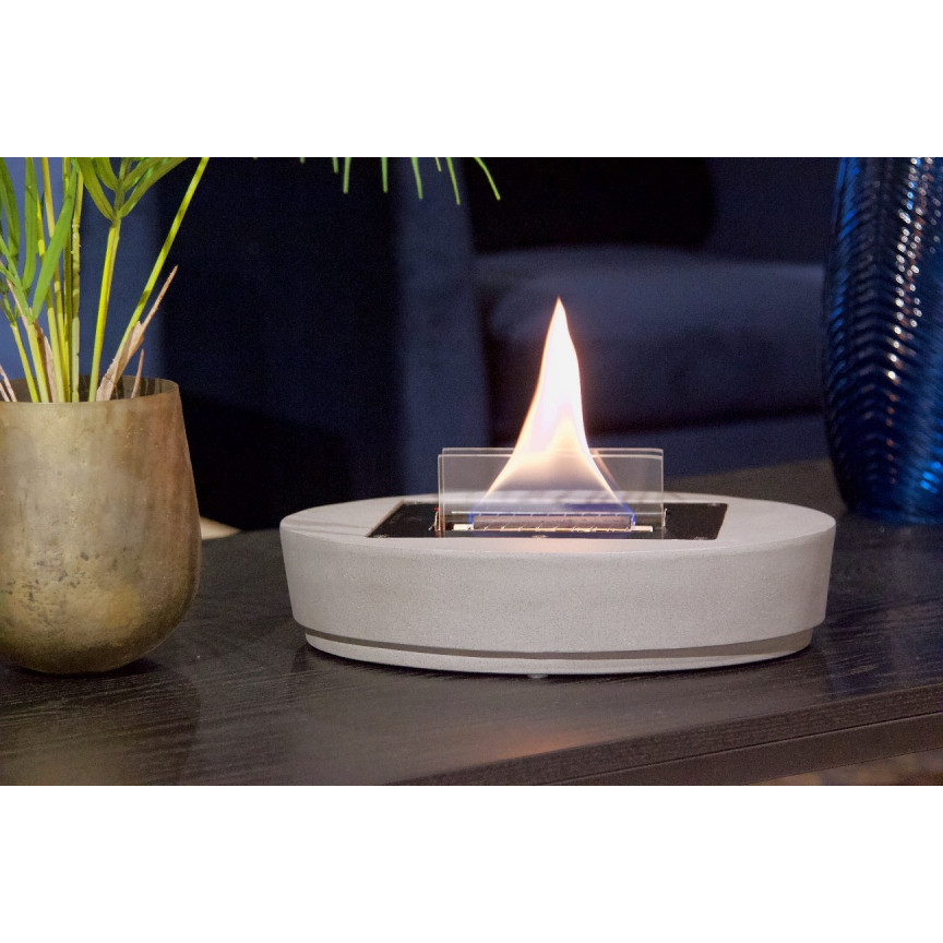 Șemineu portabil TenderFlame CARNATION Beton Ceramic, Art. TF-100153