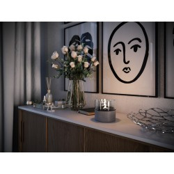Lumânare ambientală TenderFlame CAFE 14 GREY LAVA PORCELAIN, Art. TF-0410013