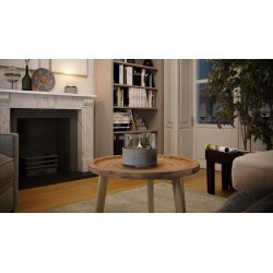 Lumânare ambientală TenderFlame CAFE 14 GREY LAVA PORCELAIN, Art. TF-0410013