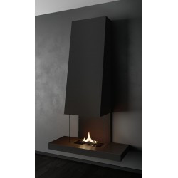 Șemineu perete TenderFlame RAFF BLACK, Art. TF-5180080