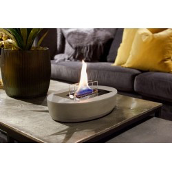 Șemineu portabil TenderFlame CARNATION Beton Ceramic, Art. TF-100153