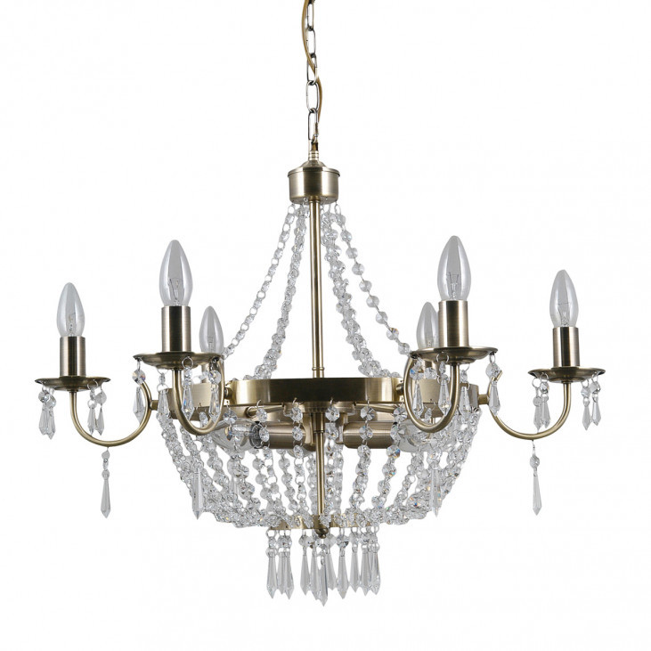 Candelabru de interior Cortina - Art. PND-30138-6+3B, Italux, Bronz