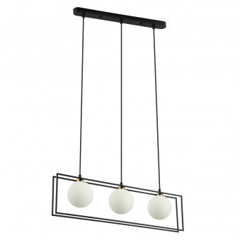 Pendul de interior Grosetta - Art. PND-53423-3-BK, Italux, Negru