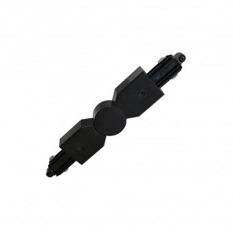 Conector Marvi Track - Art. TRL-H1C-CONN-ANG-BL, Italux, Negru