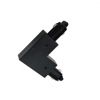 Conector Marvi Track - Art. TRL-H1C-CONN-L-LF-BL, Italux, Negru